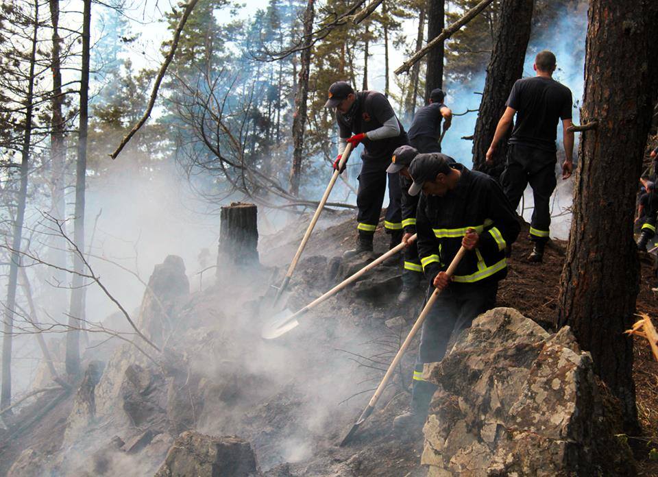 Photo: NATO Allies and partners help Georgia contain a major forest fire in the Samtskhe-Javakheti region. Credit: NATO