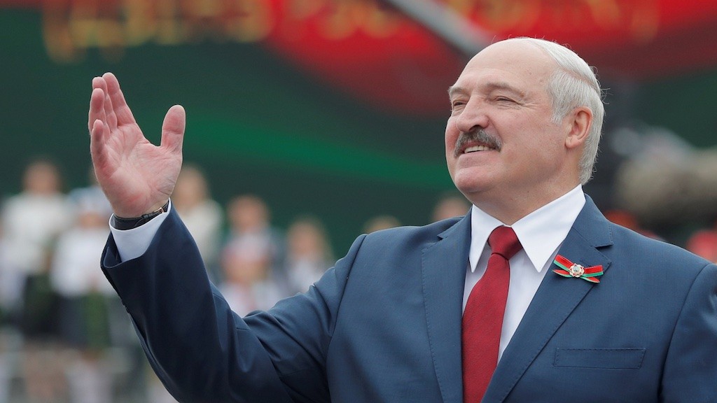 Photo: Belarusian President Alexander Lukashenko gestures as he takes part in the celebrations of Independence Day in Minsk, Belarus July 3, 2020. Credit: REUTERS/Vasily Fedosenko/File Photo.