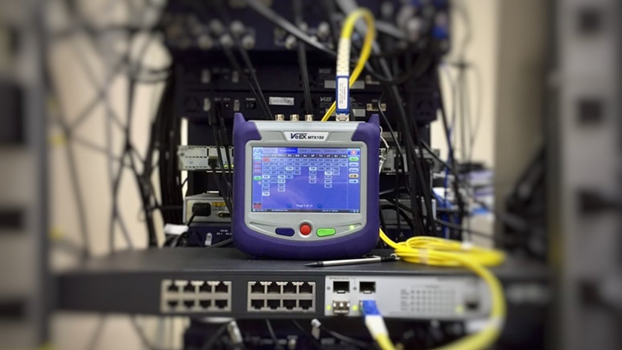 Photo: A telecommunication test set connected to a network switch. Credit: Unsplash.