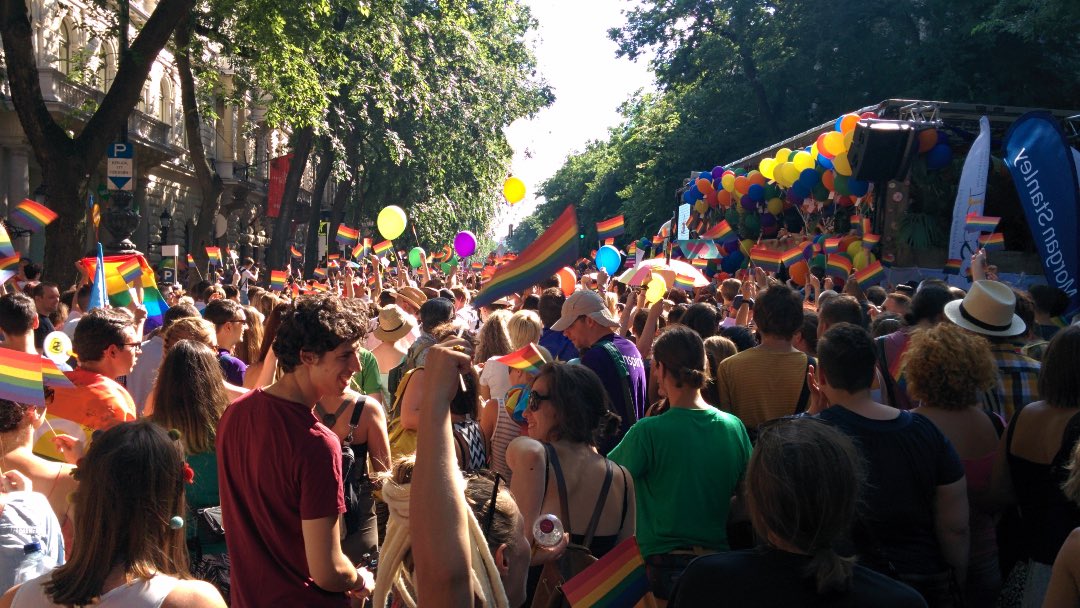 Photo: Budapest Pride. Credit: Justin van Dyke.
