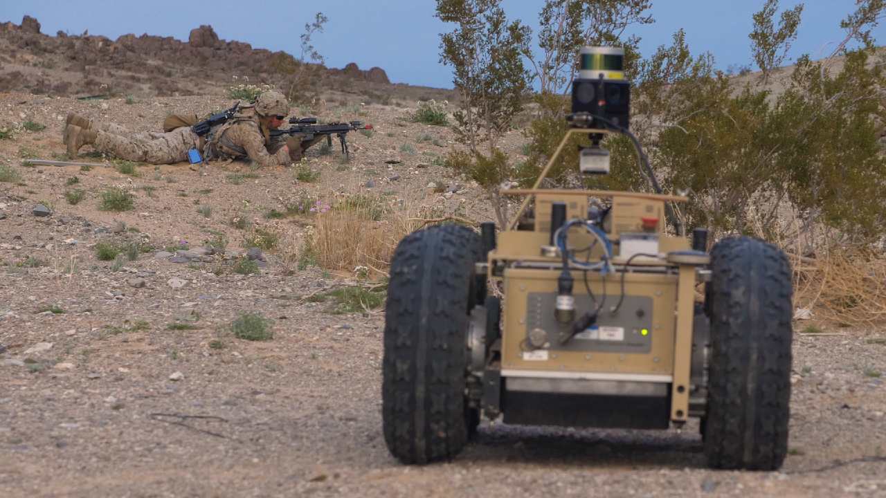 Photo: Image from Defense Advanced Research Projects Agency's (DARPA) Squad X Core Technologies Program. Credit: DARPA