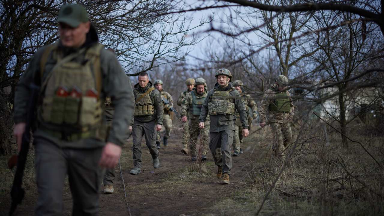 Photo: President Zelensky on a working trip to Donbas, April 8, 2021. Credit: President of Ukraine.