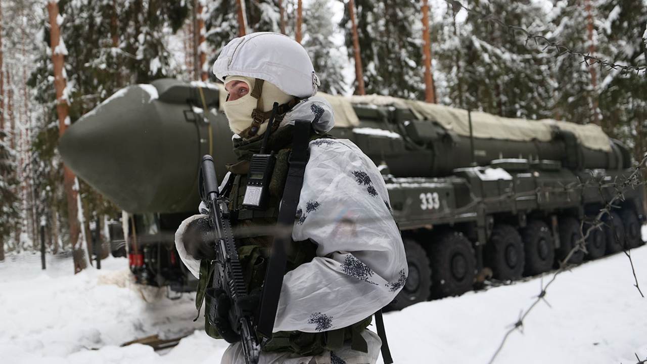 Photo: Russian soldiers exercise with the Teikovsky missile unit. Credit: Russian Ministry of Defence