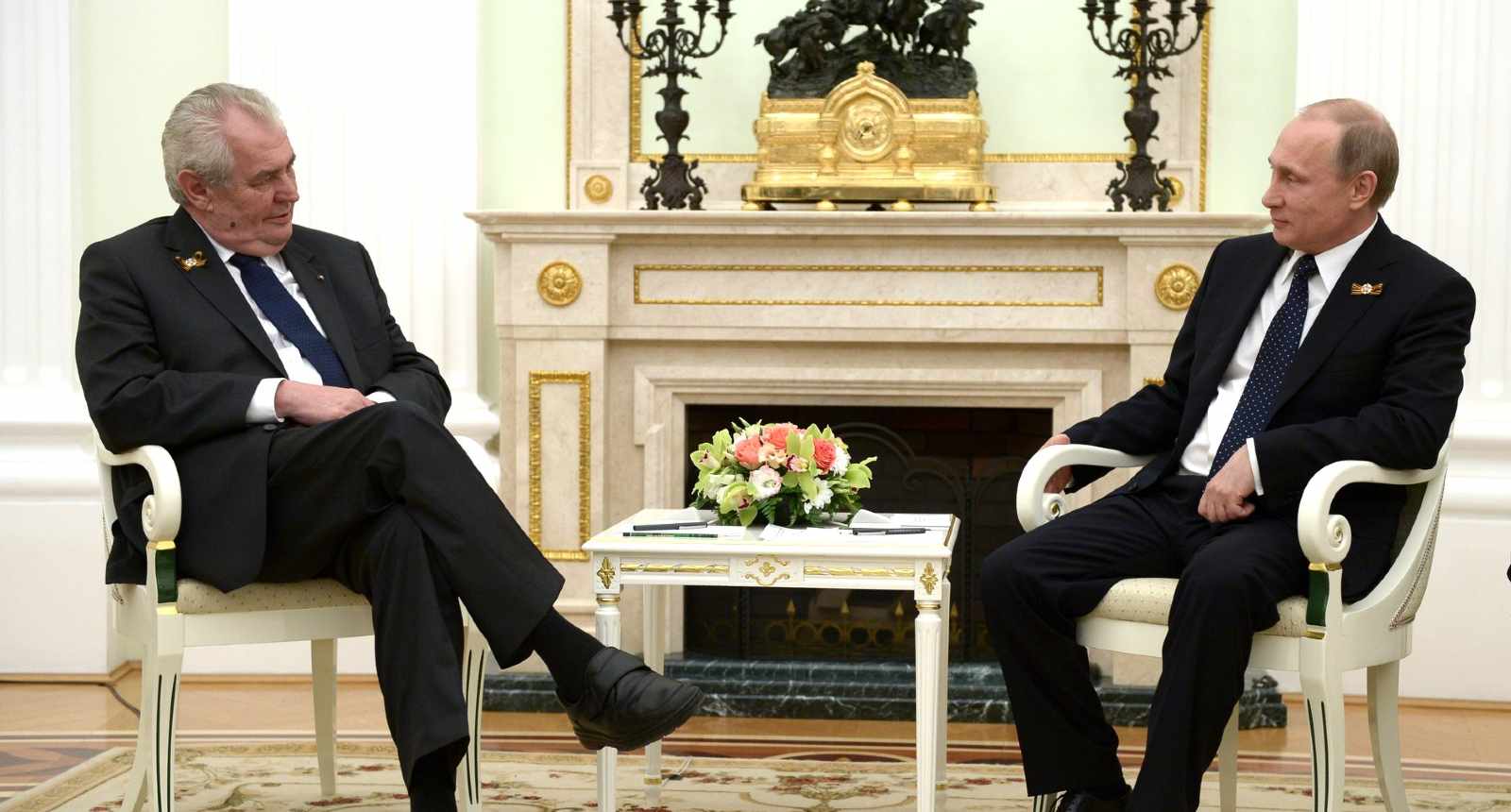 Photo: Putin Meeting With President of the Czech Republic Milos Zeman. Credit: Kremlin