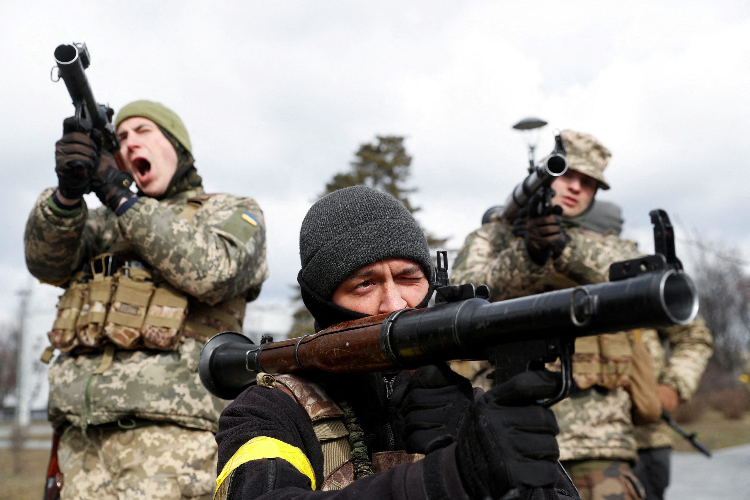 Photos: New members of the Territorial Defence Forces train to operate RPG-7 anti-tank launcher during military exercises amid Russia's invasion of Ukraine, in Kyiv, Ukraine March 9, 2022. Credit: REUTERS/Valentyn Ogirenko.