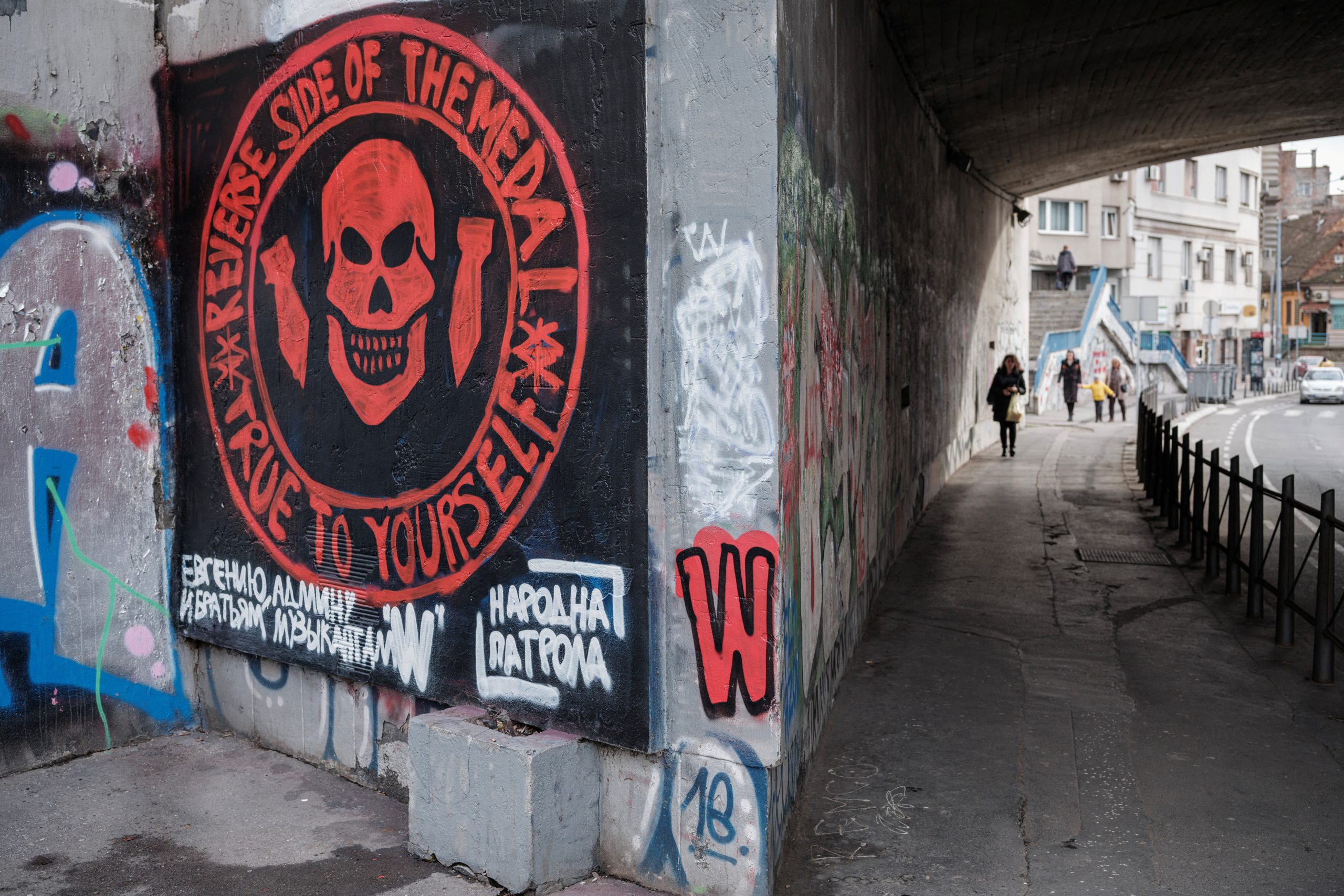 Photo: A mural depicting Wagner private military group is seen on a wall in Belgrade, Serbia, January 18, 2023. Credit: REUTERS/Marko Djurica
