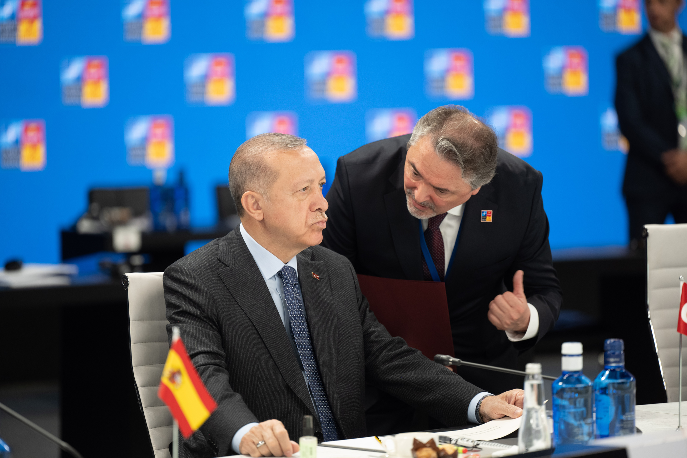 Photo: Recep Tayyip Erdoğan (President of Türkiye) from the Meeting of the North Atlantic Council at the level of Heads of State and Government. Credit: NATO. https://www.nato.int/cps/en/natohq/photos_197230.htm