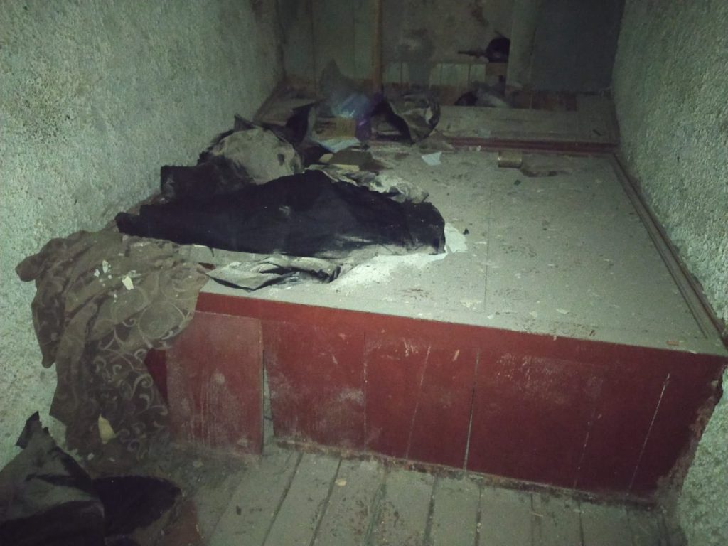 Picture: In Kherson, law enforcement officers investigate a torture chamber used by Russian forces in the regional police headquarters. Credit: National Police of Kherson Oblast.