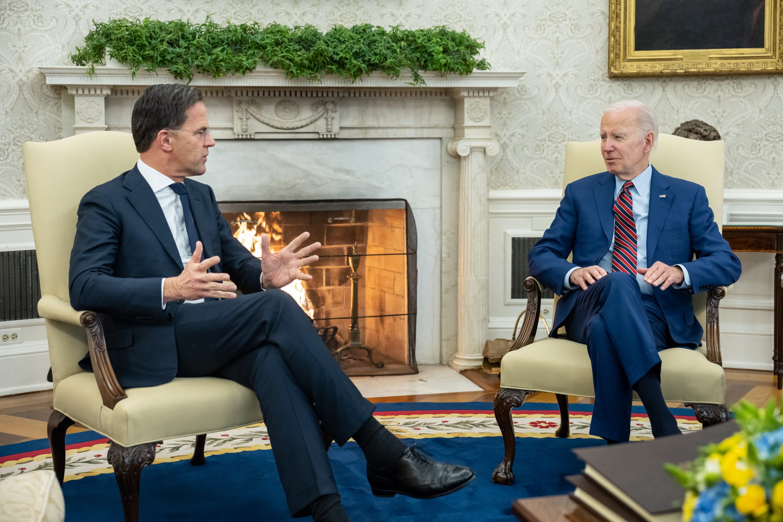 Photo: US President Joe Biden meets with Prime Minister Mark Rutte of the Netherlands, Tuesday, January 17, 2023, in the Oval Office. Credit: White House Photo by Adam Schultz